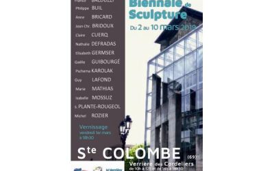 Biennale de Sculpture à Sainte – Colombe, du 2 au 10 mars