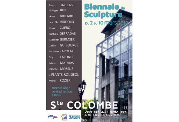 Biennale de Sculpture à Sainte – Colombe, du 2 au 10 mars