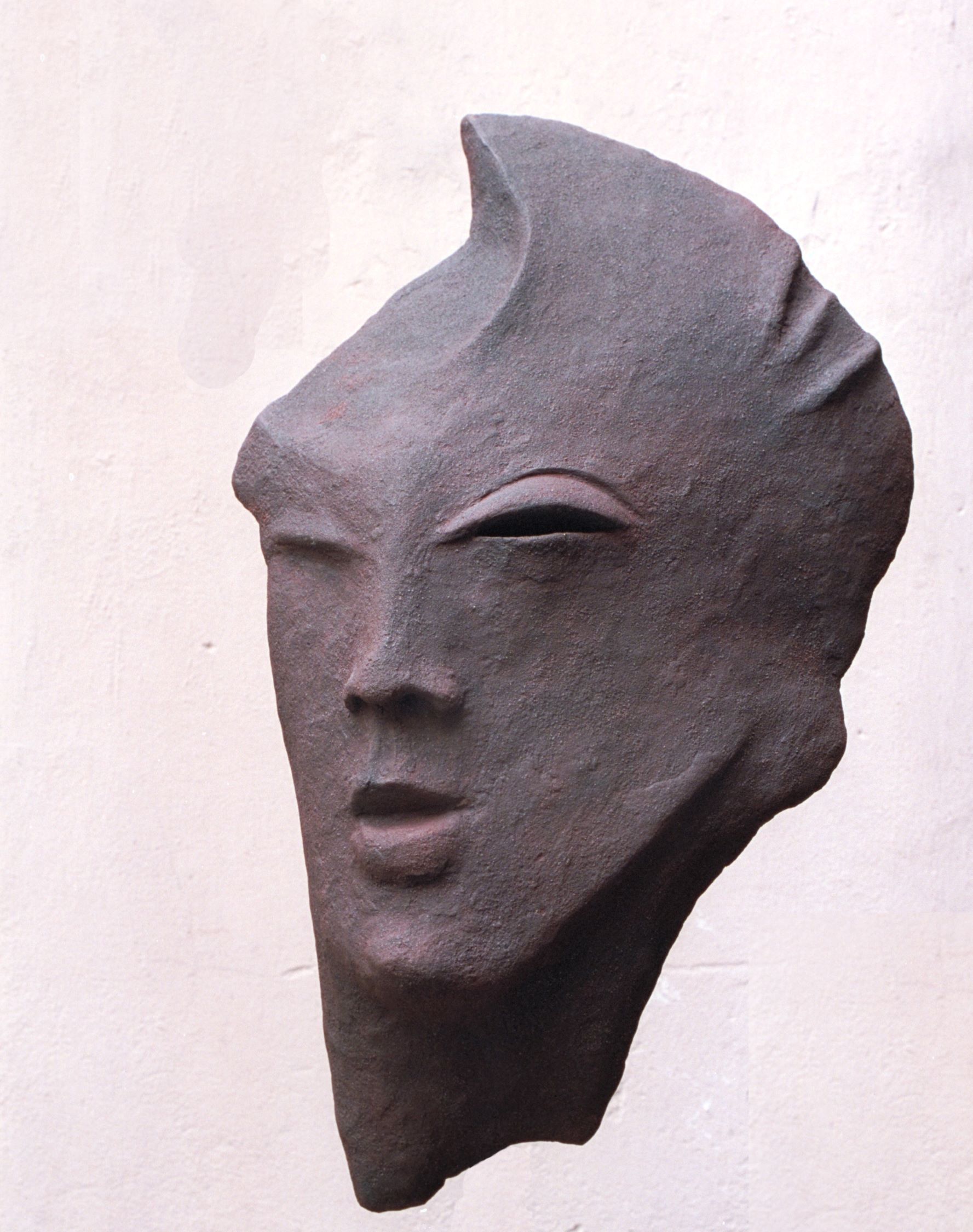masque avec un oeil ouvert sculptures